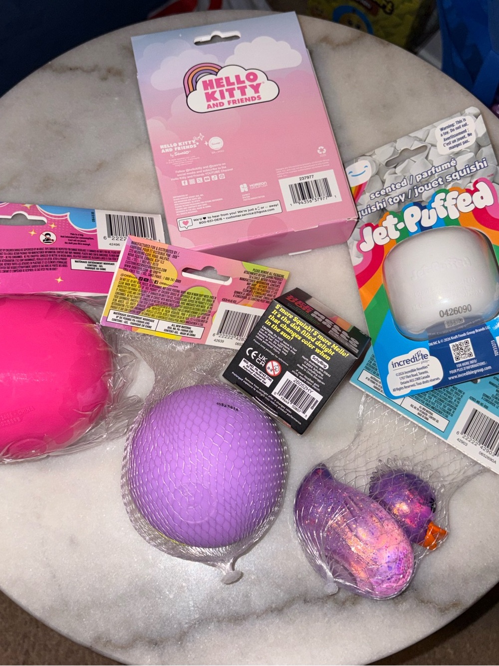 Squishy Bundle - Smushers, Needoh, Sugar Swaps, Jet Puff, Hello kitty gelli gel - Picture 3 of 3